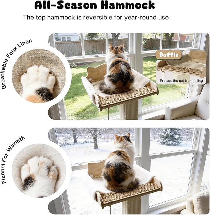 Solid Wood Cat Window Perch - Image 5