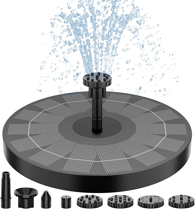 AISITIN 2.5W Solar Bird Bath Fountain Pump, Solar Fountain Pump by AISITIN