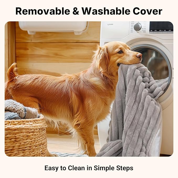 Veehoo Orthopedic Memory Foam Dog Bed, 7 Inch Thick Extra Large Dog Bed XL - Image 7
