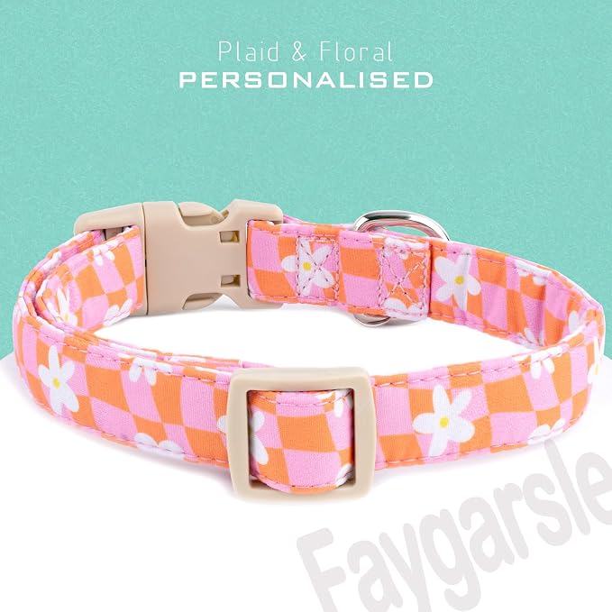 Faygarsle Floral Dog Collar, Spring Summer Design - Image 2