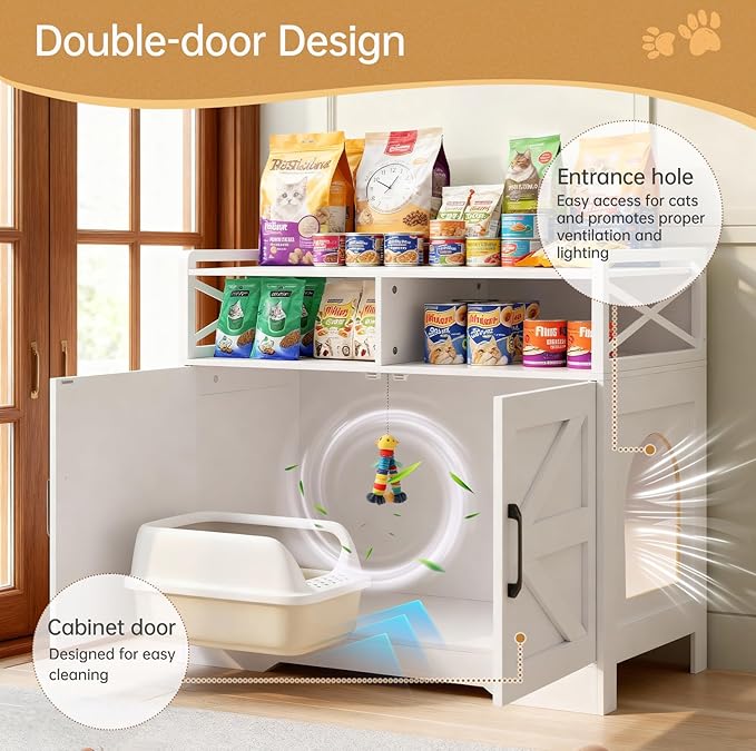 Cat Litter Box Enclosure Furniture - Image 3