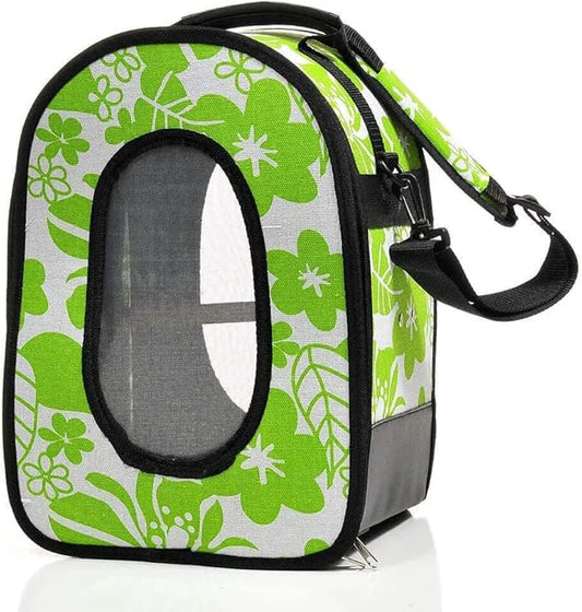 A&E CAGE COMPANY 001375 Green Happy Beaks Soft Sided Bird Travel Carrier - Image 2