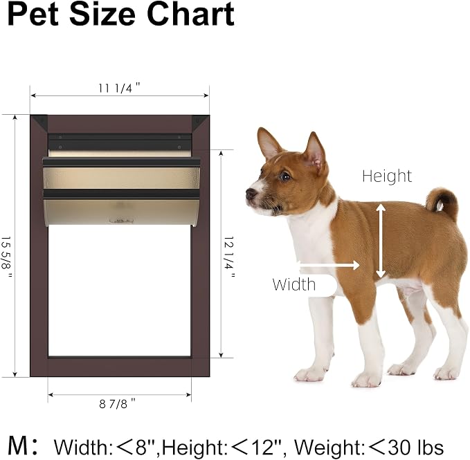 Rescumascer Aluminum Medium Dog Door - Image 6