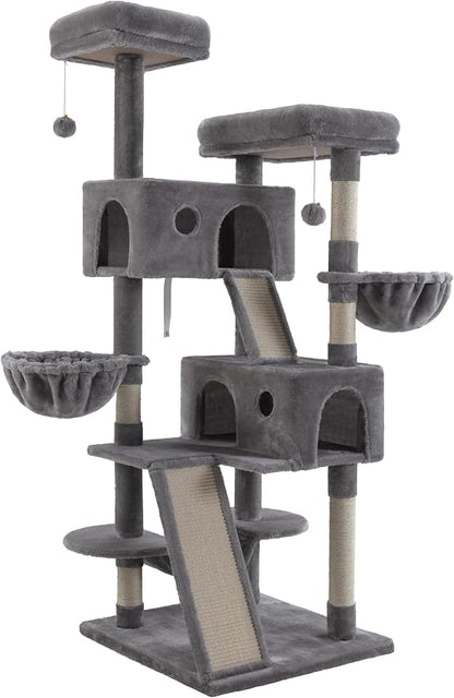 WEEWAY Cat Tree Tower for Indoor Cats, Stand House Condo Cave, Sisal Scratching - Image 7