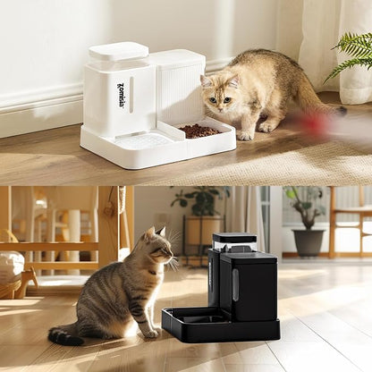 Gravity Cat Feeder and Water Dispenser, 2 in 1 Cat Self Feeder - Image 8