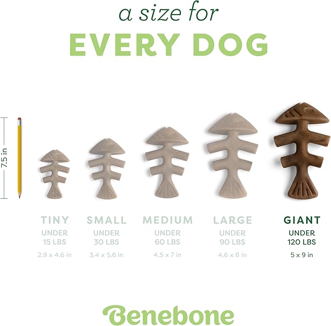 Benebone Fishbone Durable Dog Chew Toy - Image 4