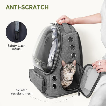 Cat Backpack Carrier, Breathable Cat Carrier Large Space Bubble Pet Backpack - Image 3