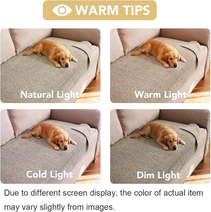 H.VERSAILTEX Non Slip Pet Couch Cover Chenille Dog Bed Protector Thick Soft - Image 7