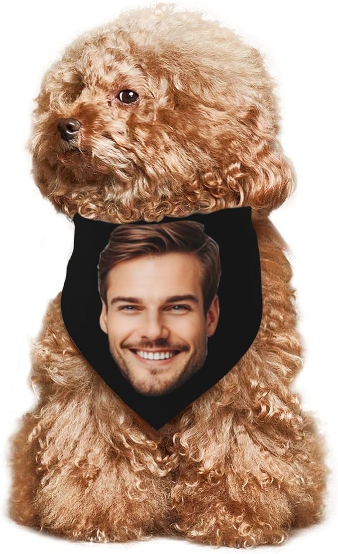 Custom Dog Bandana for Cat Dog Pet Add Your Design Personalized Neckwear - Image 4