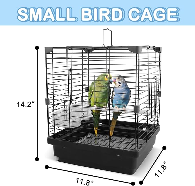 Small Bird Cage for Parakeets, Budgies & Canaries and More Small Birds - Image 2