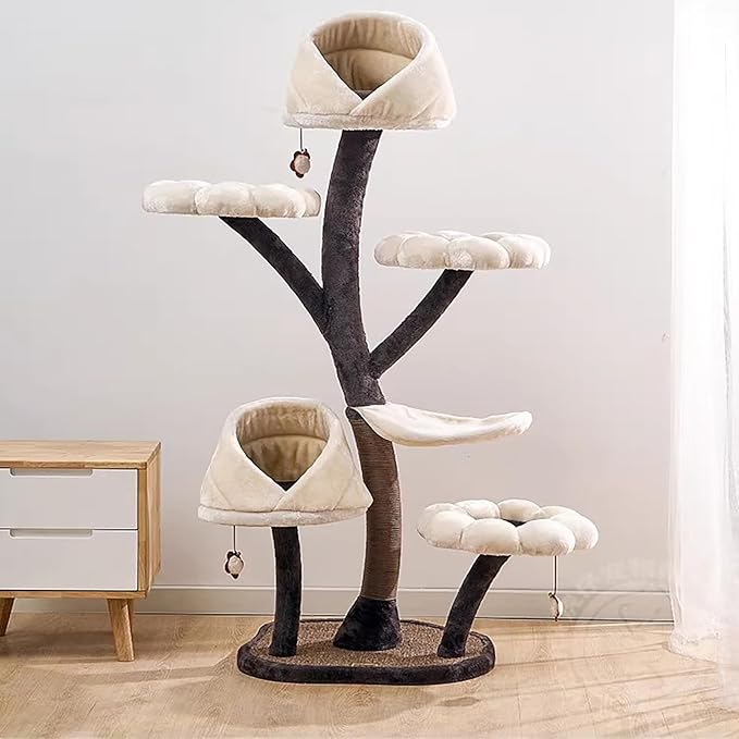 Cat Tree, 63.8inches Tall Cat Tower by SAHUANIYE