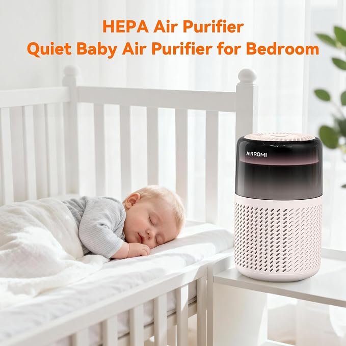 AIRROMI HEPA Air Purifier for Bedroom&Home, Pet Air Purifier for Home Pets - Image 8