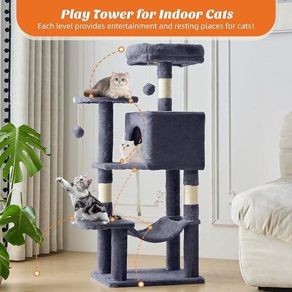 Cat Tree Tower 44 Inch, Small Cat Tower - Image 5