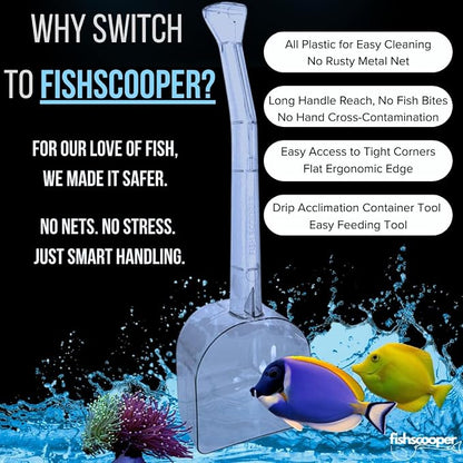 Fish Scooper, Acclimation Container, Fish Trap, Floating Fish Net, Axolotl Tank - Image 3