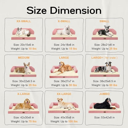 Dog Bed Medium Size Dog-Orthopedic Waterproof Bed - Image 2