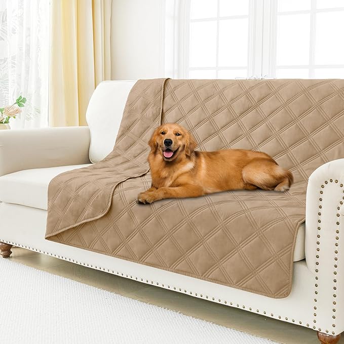 Smiry Waterproof Dog Bed Cover Blanket 52x82, Soft Reversible Pet Blanket by Smiry