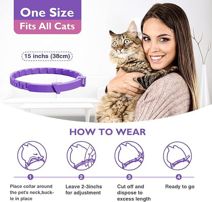 3 Pack Calming Collar Efficient Relieve Reduce Anxiety Stress Pheromones Calm - Image 6