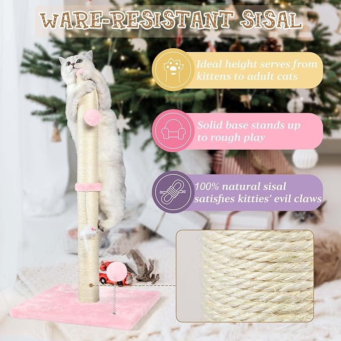 ANWA 32" Tall Cat Scratching Posts - Image 5