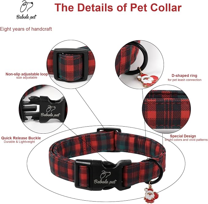 Christmas Dog Collar for Small Dogs - Image 4