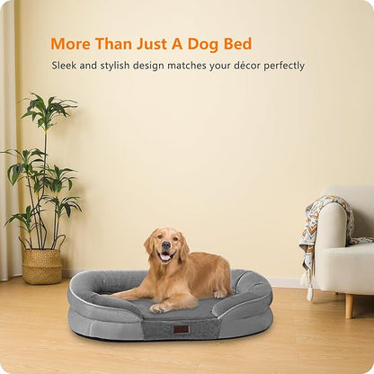 Dwanton Orthopedic Dog Bed for Large Dogs - Image 9