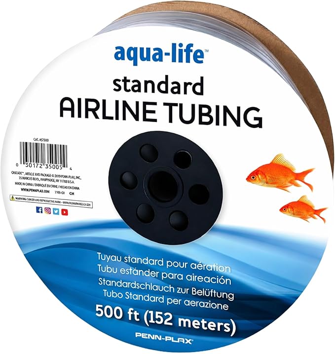 Penn-Plax Aqua-Life Standard Airline Tubing by Penn-Plax