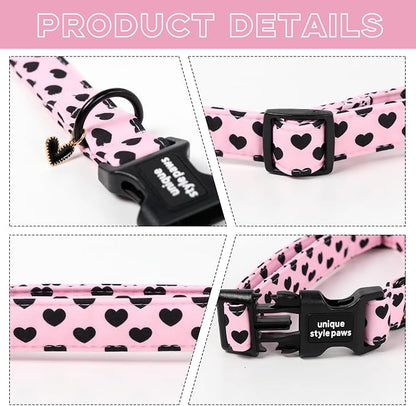 Unique Style Paws Valentine Dog Collar Plastic Buckle - Image 3