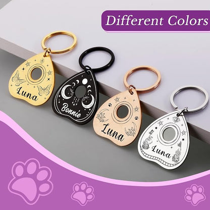 Goth Cat Tags Personalized Halloween Gifts - Image 8