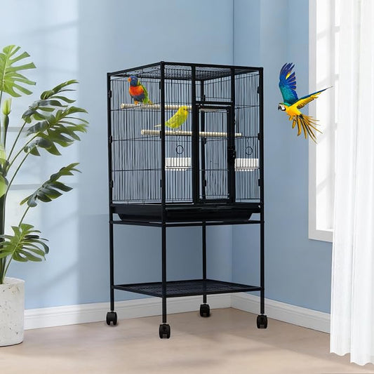 Large Bird Cage, 40.5" H Big Bird Cage by Garvee