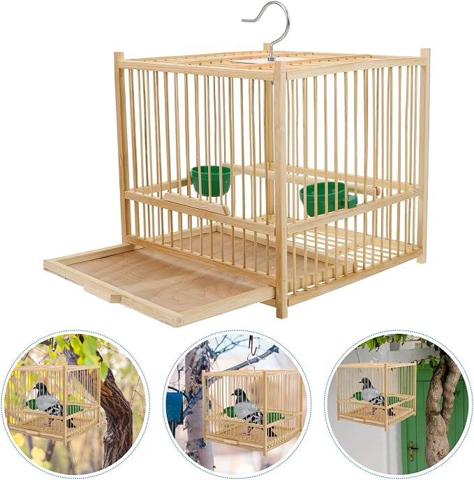 Yardwe Bird Travel Carrier Cage Parrot Cage - Image 4