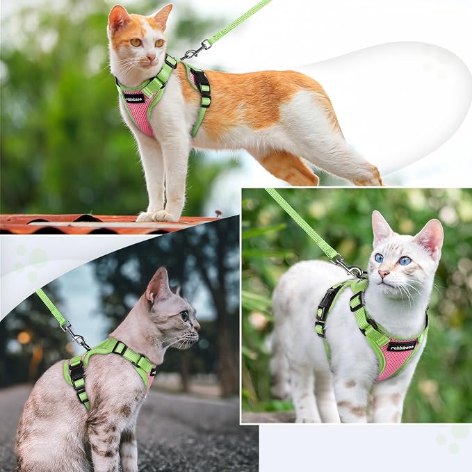 rabbitgoo Cat Harness and Leash Set, Escape Proof Soft Adjustable Vest Harnesses - Image 8