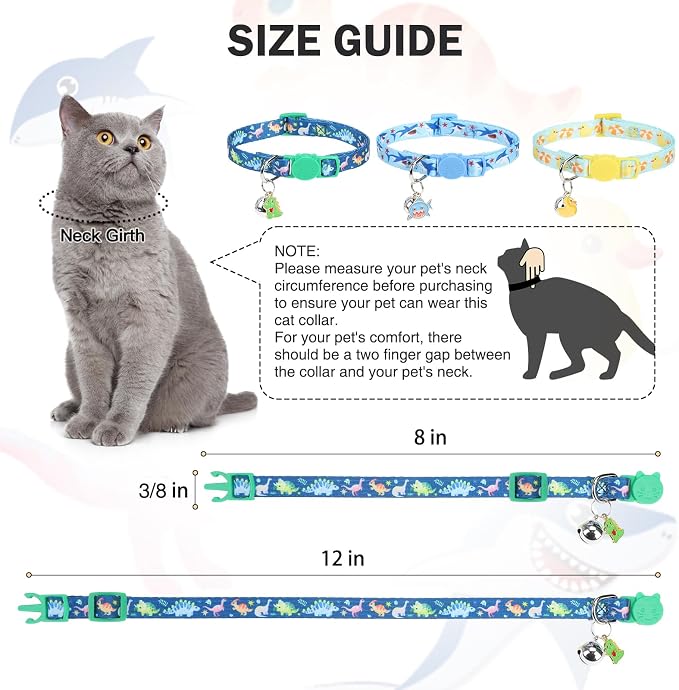 3 Pack Breakaway Cat Collars - Image 5