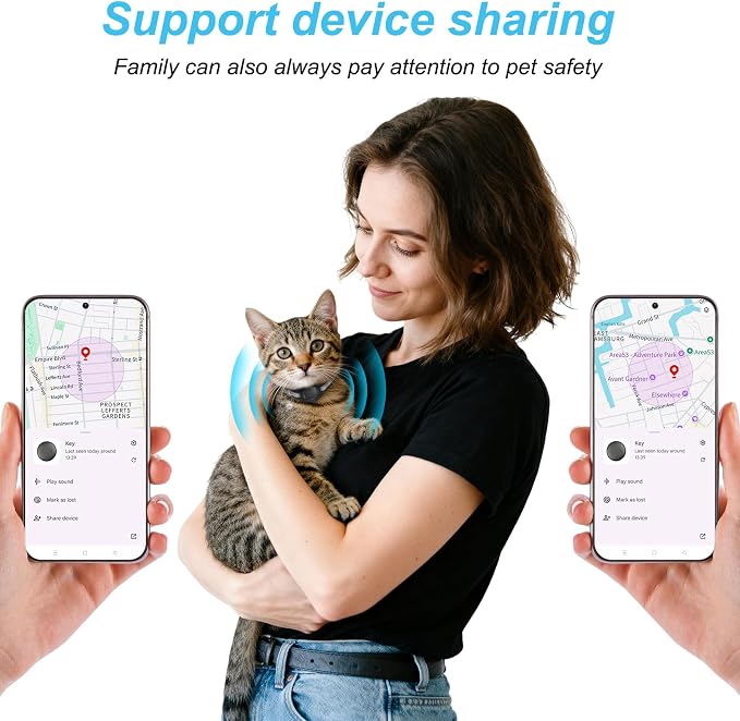 Google Android Cat Tracker Collar, Mini Cat GPS Tracker, Smart Pet Activity - Image 7
