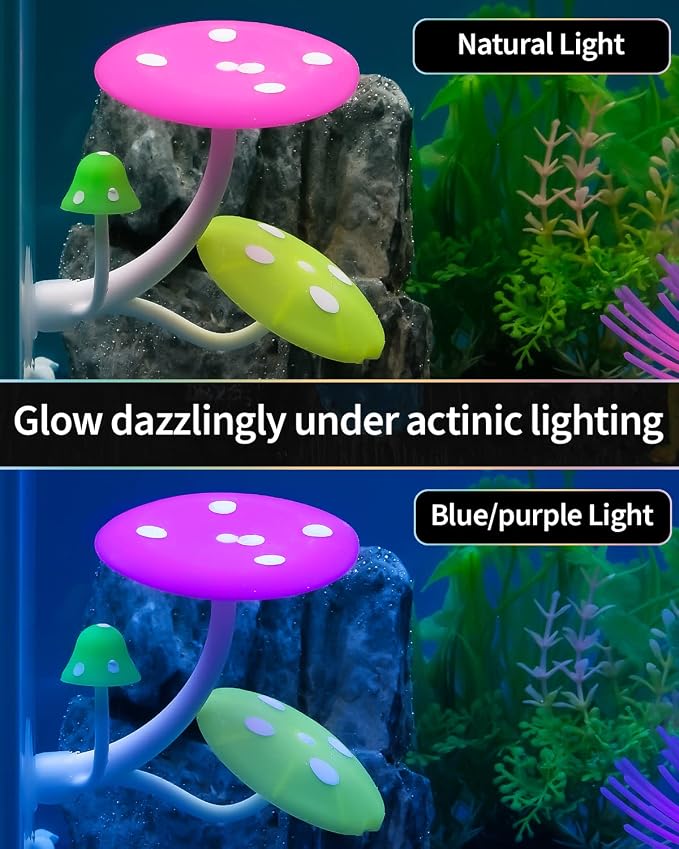 Uniclife Betta Mushroom Hammock Soft Aquarium Rest Bed Fish Breeding Playing Pad - Image 3