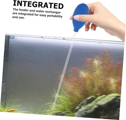 ibasenice Aquarium Excreta Cleaner Coral Feeding Tool and Water Changer Fish - Image 3