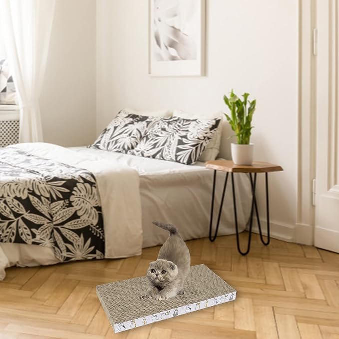 PatiencET Cat Scratcher Cardboard 5 PCS Cat Scratch Pad Reversible Scratcher - Image 7