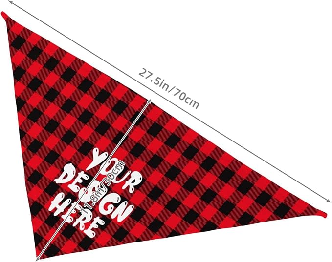 Custom Dog Bandana Add Your Text Photo Name Personalized Neckwear Bandanas Soft - Image 7