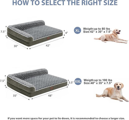 BFPETHOME Orthopedic Dog Beds for Large Dogs-Waterproof Sofa Dog Bed - Image 4