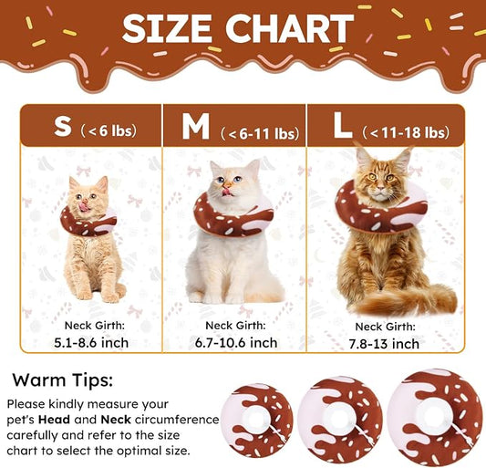 Cat Cone Collar Soft, Cat Recovery Collar - Image 2