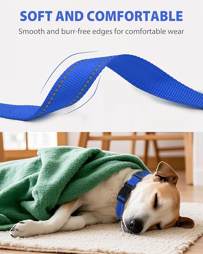 Joytale Reflective Dog Collar, Adjustable Nylon Pet Collar - Image 3