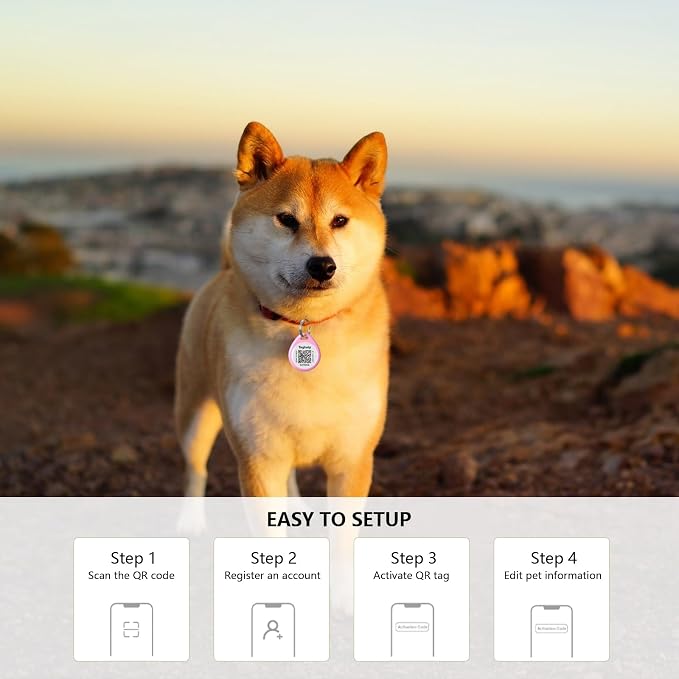 2-Pack -Smart QR Code Pet ID Tag - Image 3