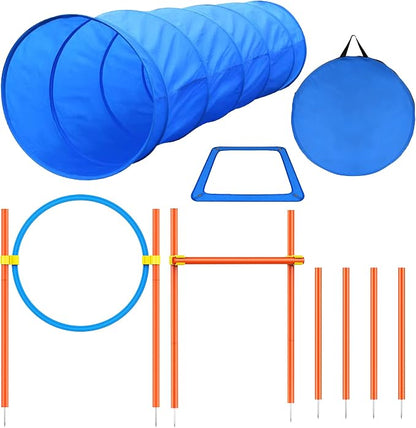 XiaZ Dog Agility Course Backyard Set, Dog Obstacle Course Training Starter Kit - Image 6