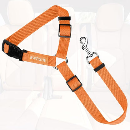 BWOGUE Pet Dog Cat Seat Belts, Car Headrest Restraint Adjustable Safety Leads - Image 2