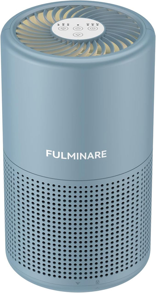 FULMINARE Air Purifiers for Home Bedroom H13 HEPA Air Purifier, 3 Speeds by PureAirPowerfulSound