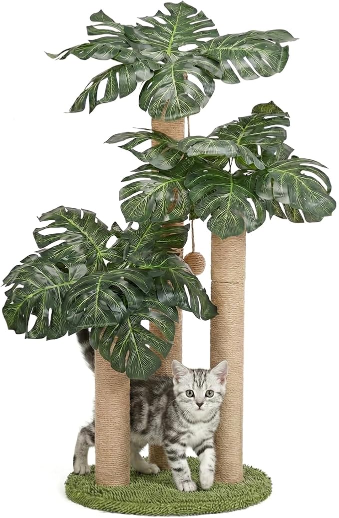 31.5Inch Cat Scratching Post, Cat Scratcher Tree by LEMONDA