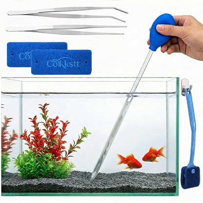 6 Pcs Aquarium Gravel Cleaner Set, Fish Tank Accessories, Fish Tank Cleaning Kit by Unknown