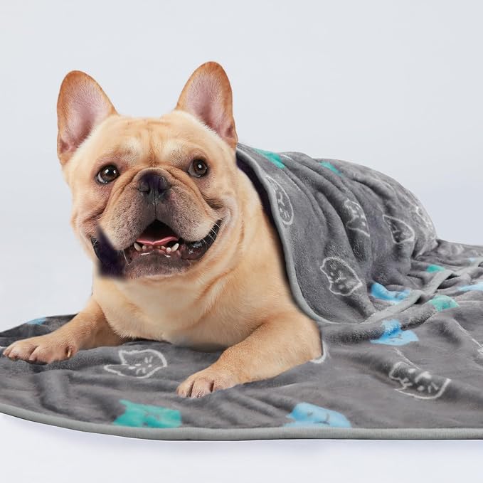 1 Pack 3 Blankets Super Soft Fluffy Premium Cute Cat Pattern Pet Blanket - Image 7
