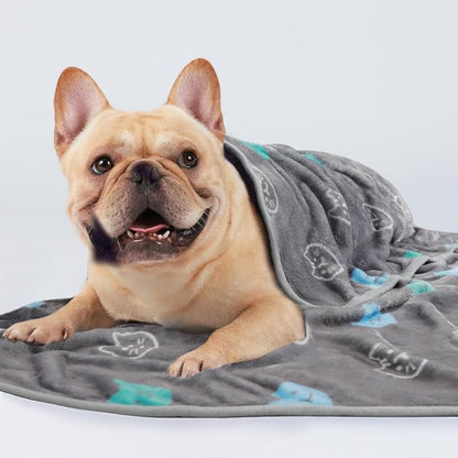 1 Pack 3 Blankets Super Soft Fluffy Premium Cute Cat Pattern Pet Blanket - Image 7