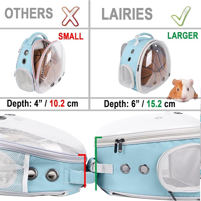 Portable Small Animal Backpack Travel Breathable Pet Carrier Bag Cages - Image 2