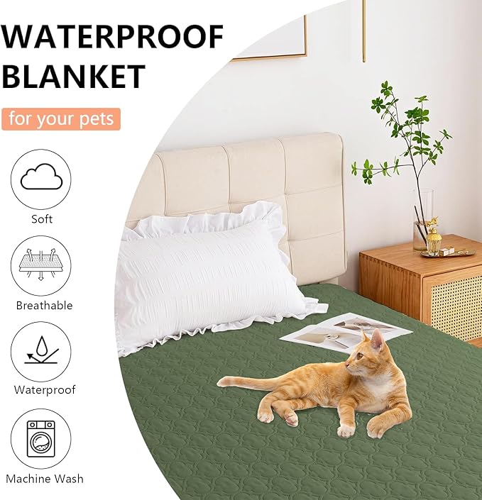 Waterproof Couch Cover for Dogs Washable, Reversible Dog Bed Blanket Pet Sofa - Image 8