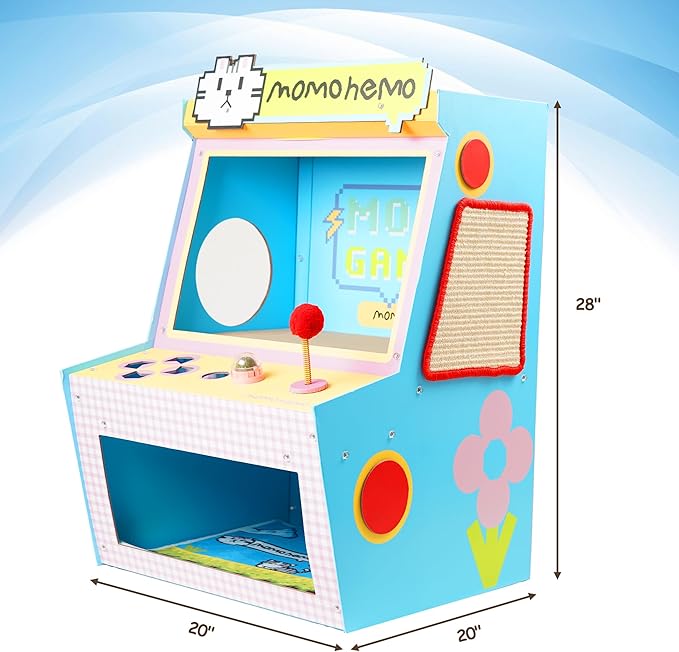 Cat House with Bed & Scratcher - Image 5